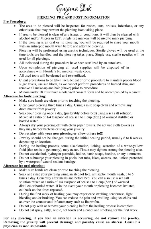 Written Consent Form Template