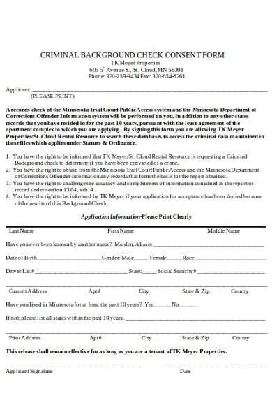 Driver Consent Form