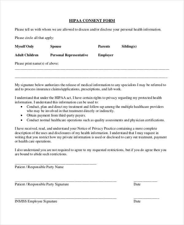 Dental Prophylaxis Consent Form