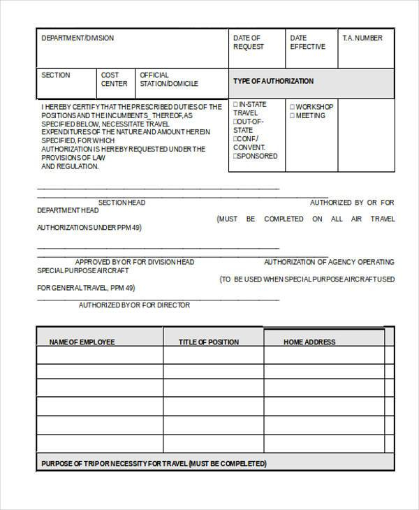 Overtime Consent Form