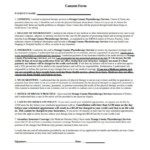 Basic Consent Form Template
