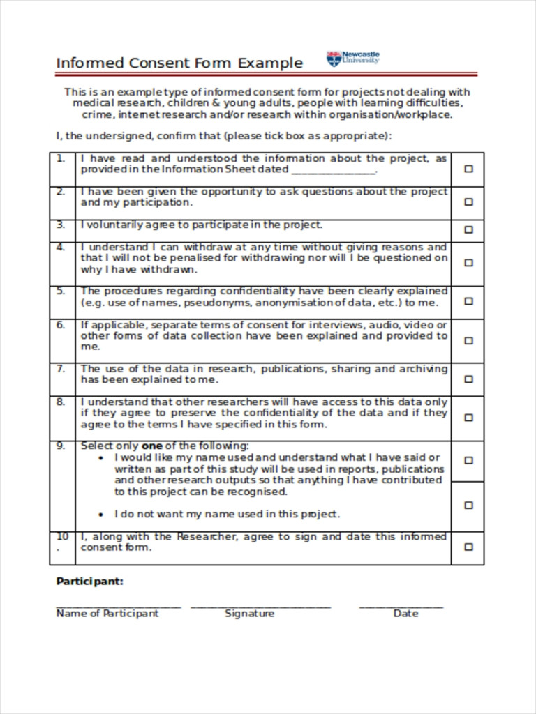 Lpc Informed Consent Form