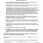 Sample Informed Consent Form Counseling