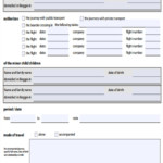 Travel Consent Form For Grandparents