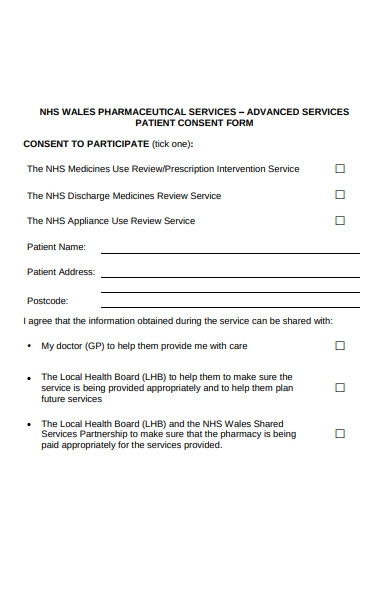 Chorus Consent Form Pdf Download