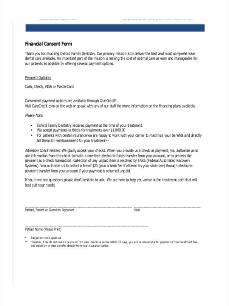 Disclosure And Consent Form Ibm