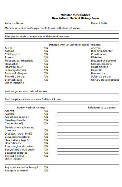 General Consent Form For Medical Treatment