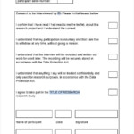 Sample Informed Consent Form Research Study