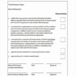 Research Survey Consent Form