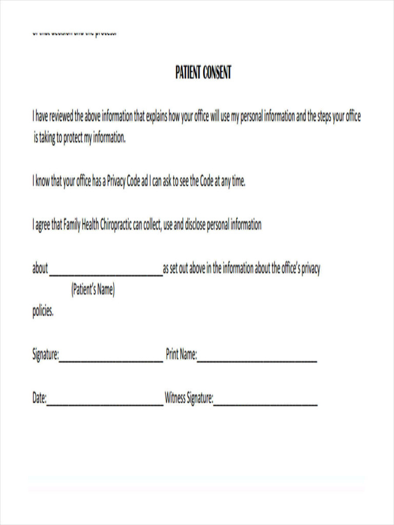 Free Esthetician Consent Form Template