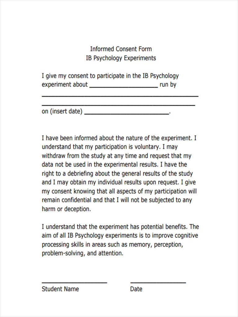 Informed Consent Form In Tamil