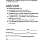 Legal Consent Form Template