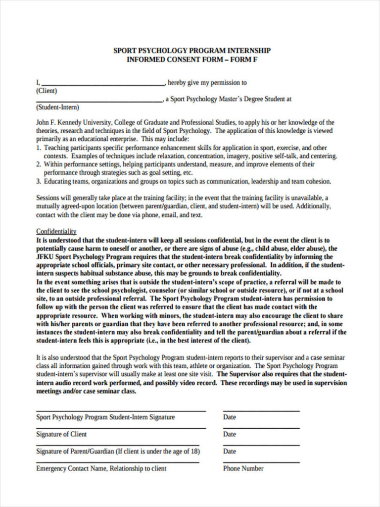 Icmr Informed Consent Form Format