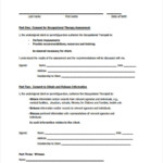 Physical Consent Form