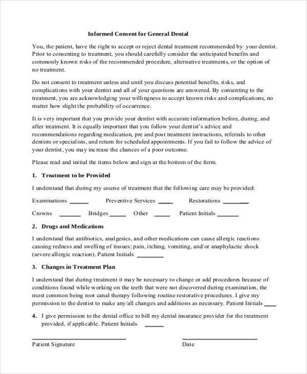 Implant Consent Form