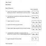 Informed Consent Form Confidentiality