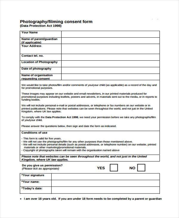 Personal Data Consent Form Template Singapore