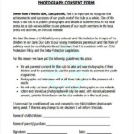 Parental Consent Form Template Australia