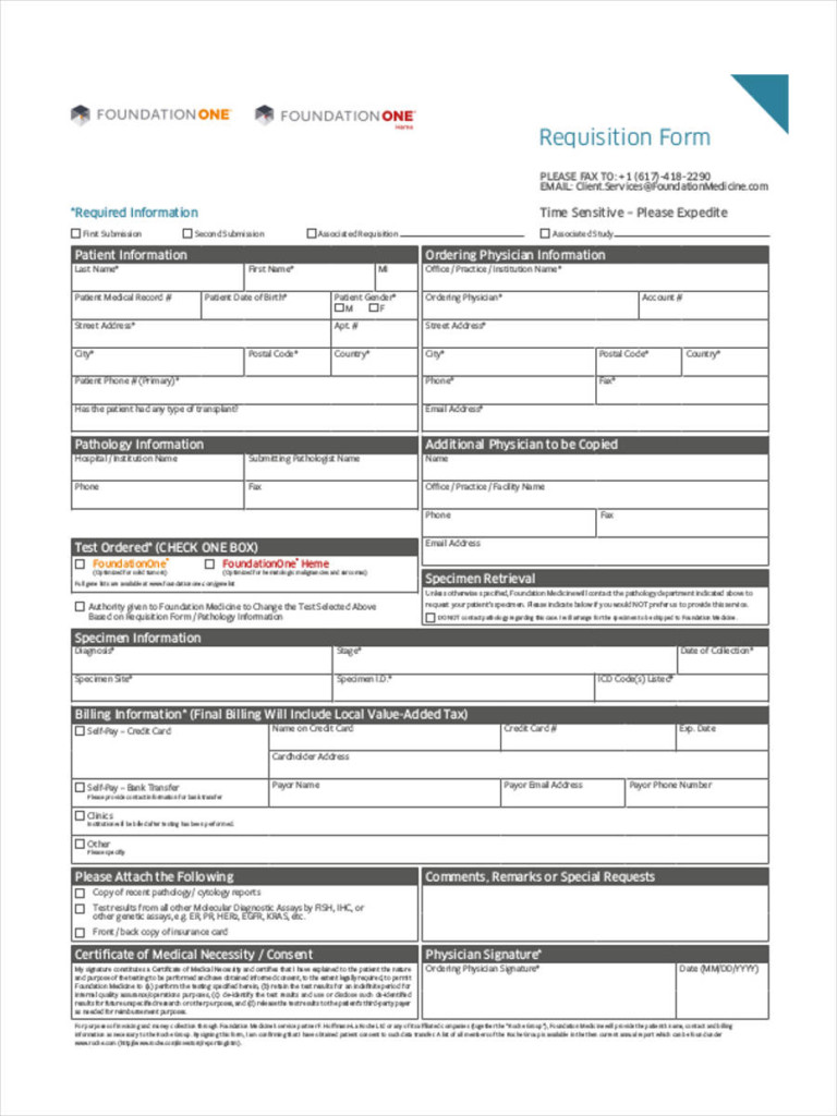 Blood Draw Consent Form