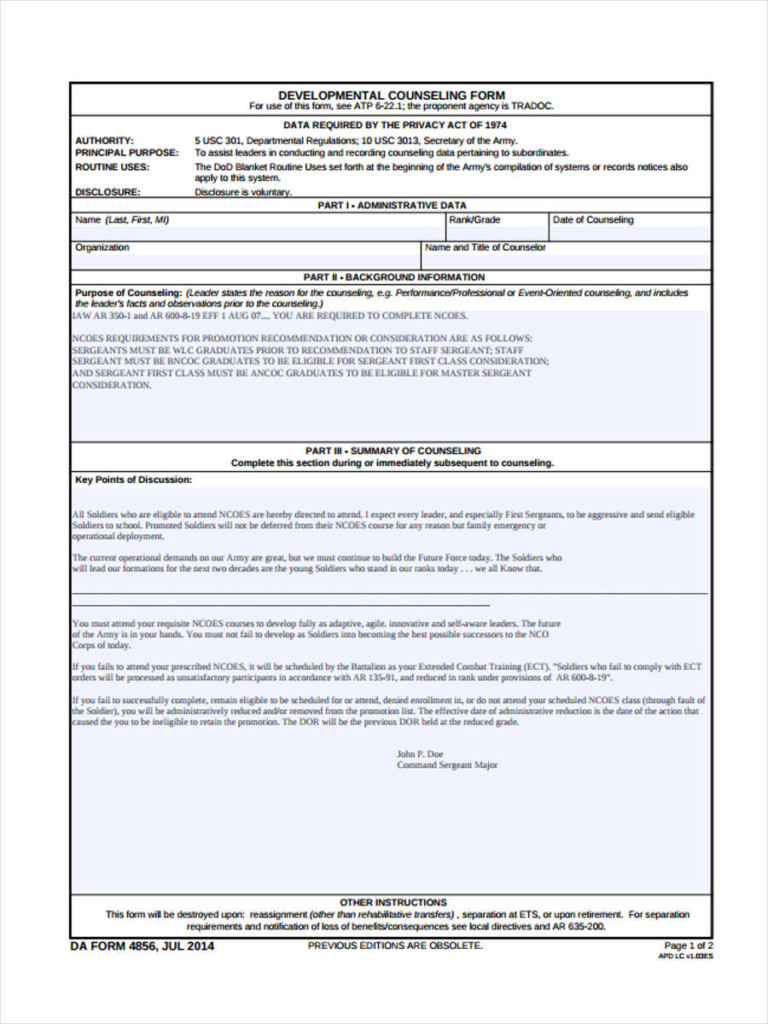 College Consent Form