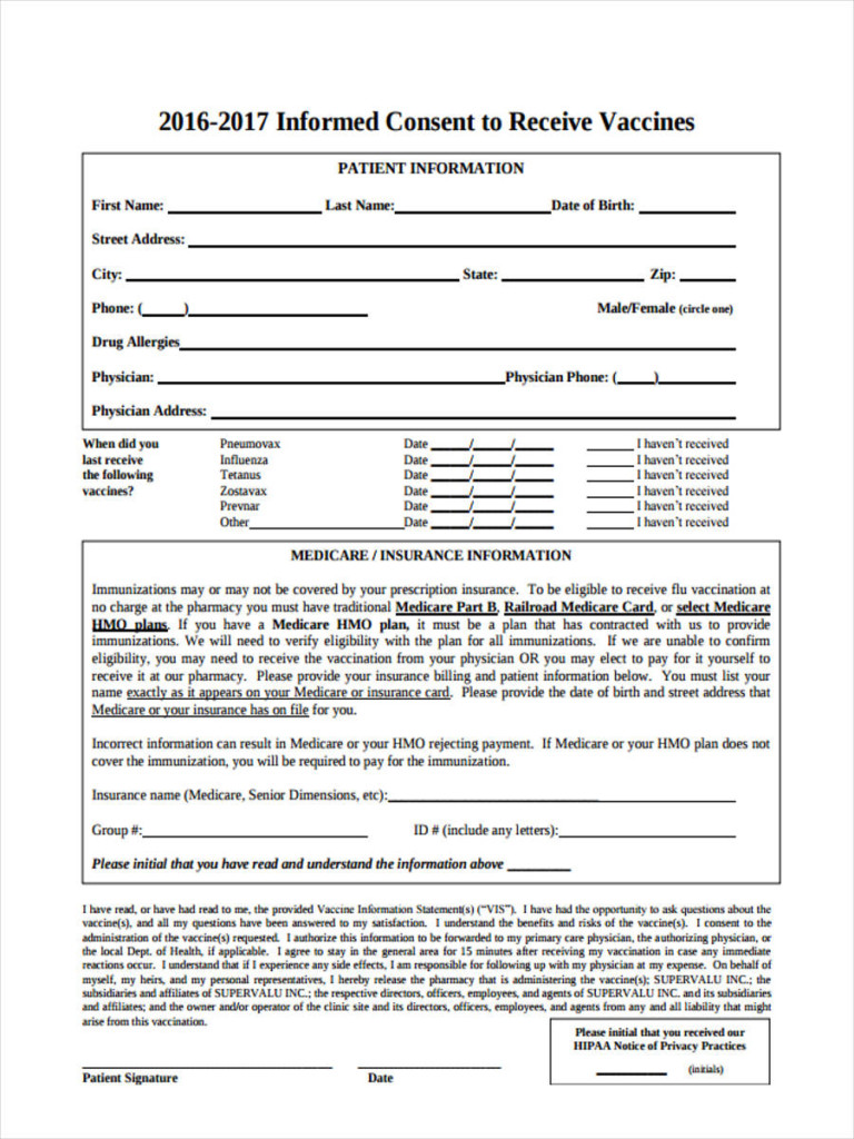 Patient Enrollment And Consent Form