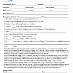Fitness Consent Form