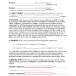 Indemnity Consent Form