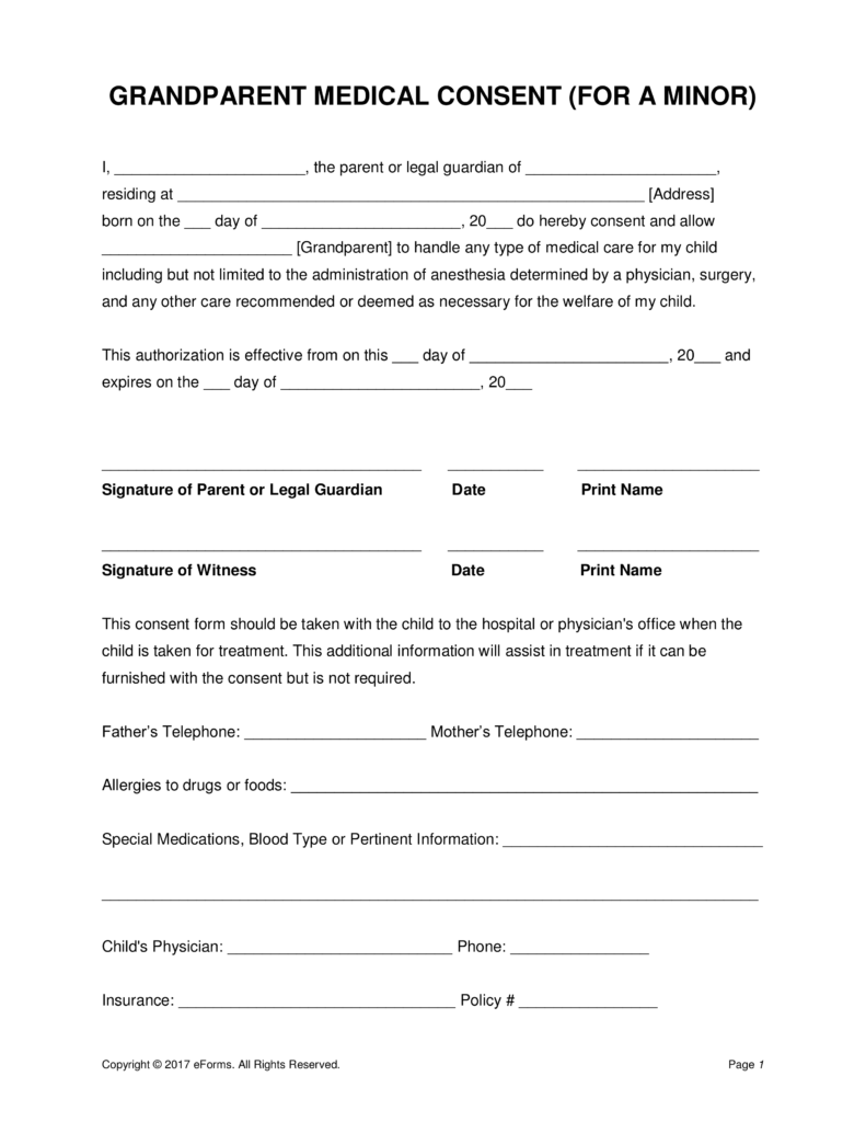 Early Removal Of Braces Consent Form