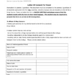 Parents Consent Form For Learning Licence