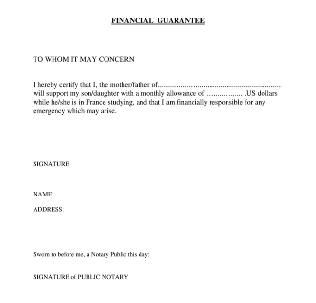 Guarantor Consent Form