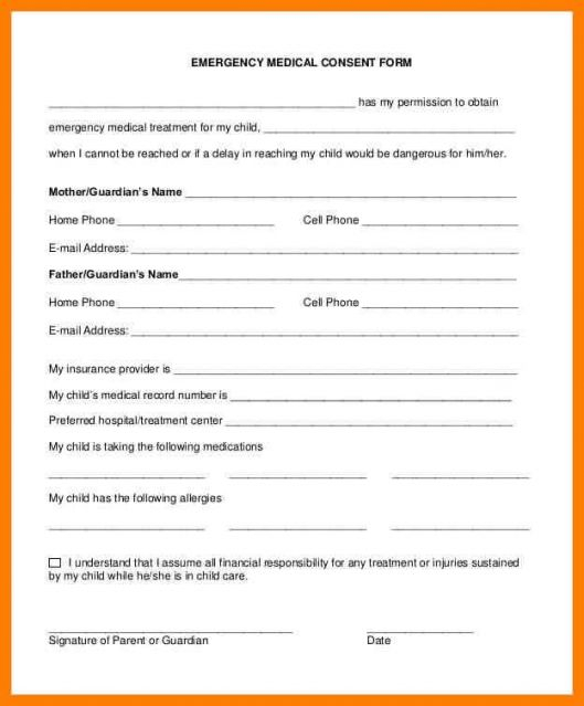 Clinical Photography Consent Form Template