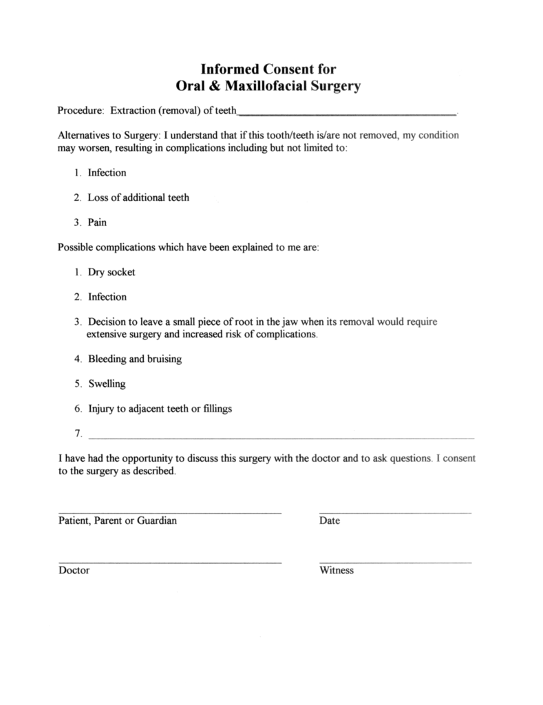 Asps Plastic Surgery Consent Forms