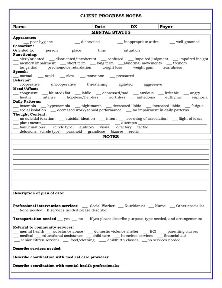 Psychotropic Medication Consent Form