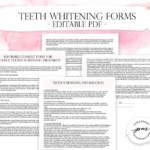 Teeth Whitening Consent Form Pdf