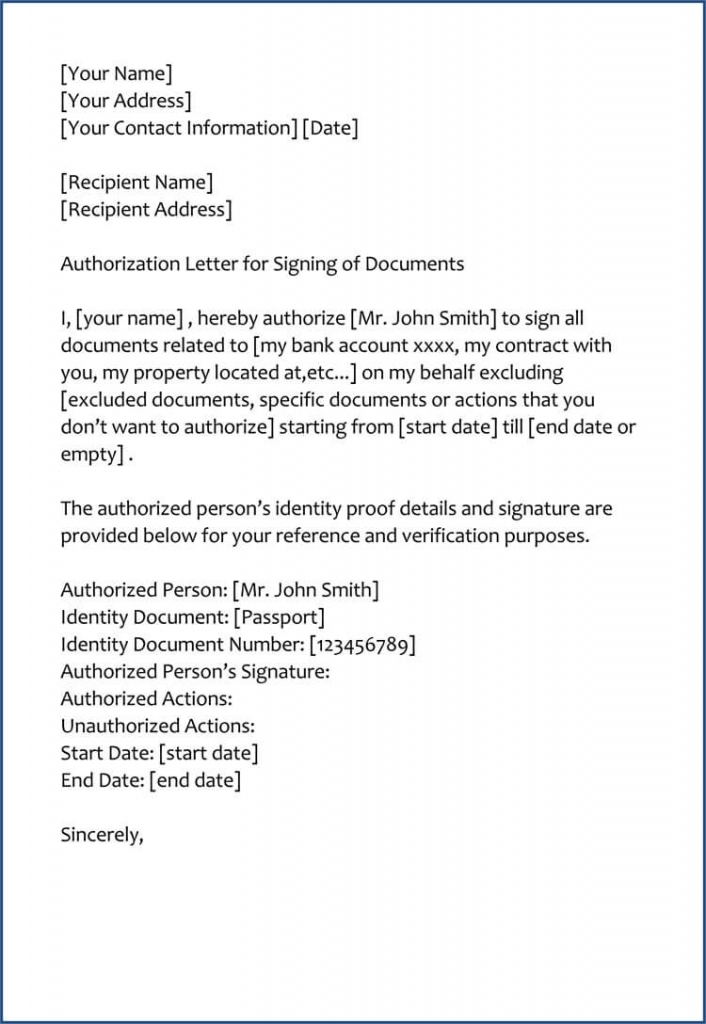 Signature Consent Form