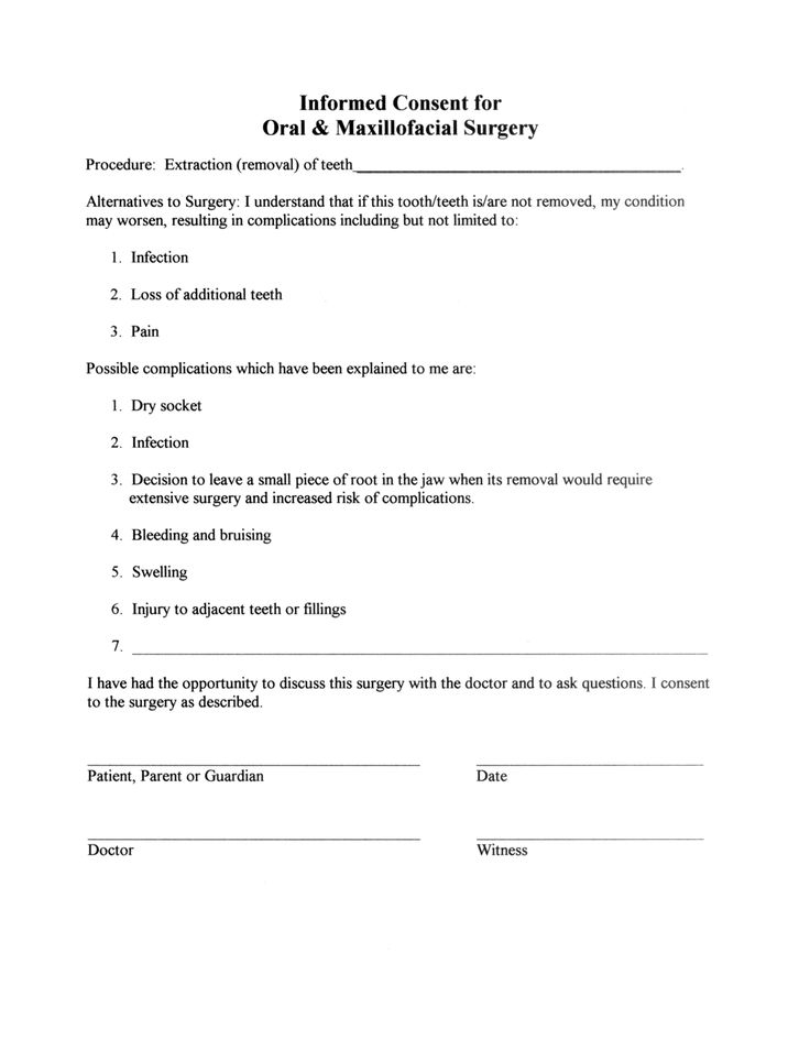 Implant Consent Form