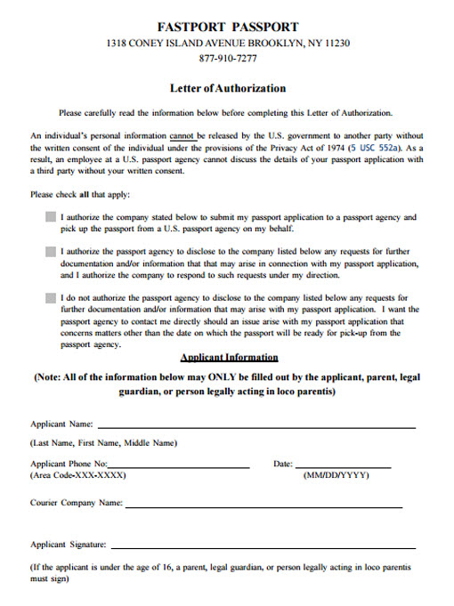 Consent Form For VFS Canada