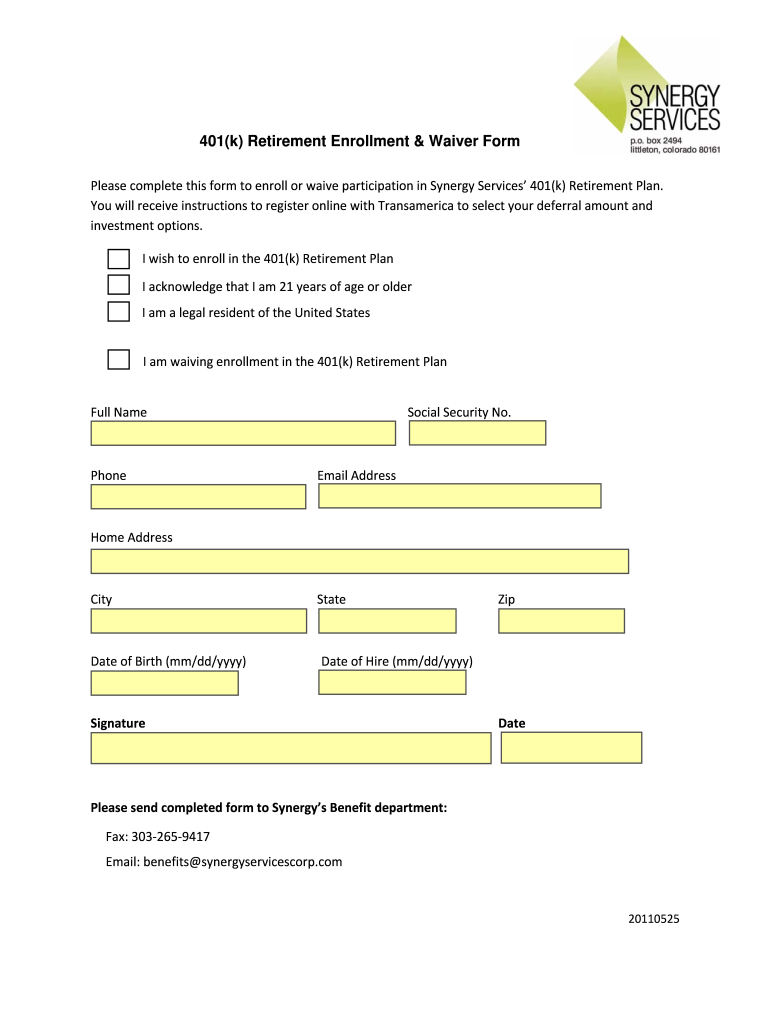 Spousal Consent Form 401k Withdrawal