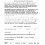 Injection Consent Form Template