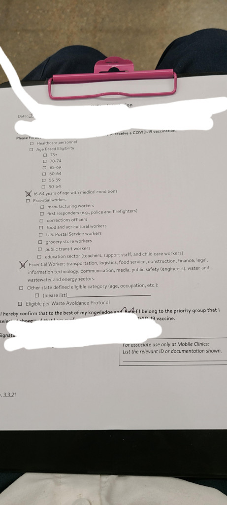 Walmart Vaccine Consent Form