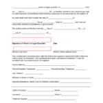 Free Medical Consent Form For Minor In Texas