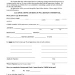 Credit And Background Check Consent Form