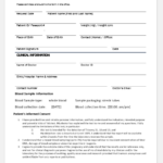 Consent Form For Blood Sample Collection