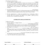 Borrowers Consent Form