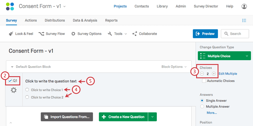 Consent Form On Qualtrics