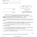 Family Court Consent Order Form
