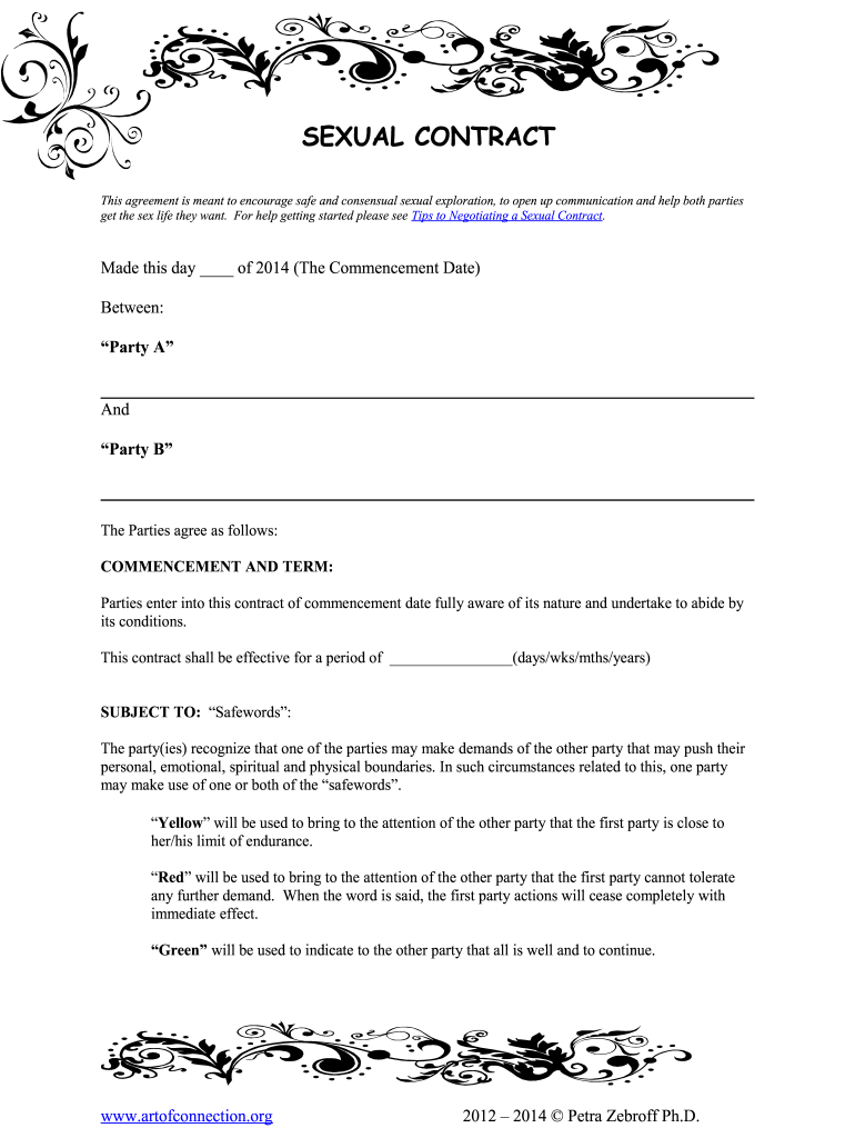 50 Shades Of Grey Consent Form