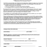 Electronic W 2 Consent Form