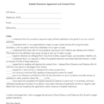 Eyelash Extensions Consent Form Template