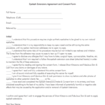 Eyelash Extension Consent Form Printable